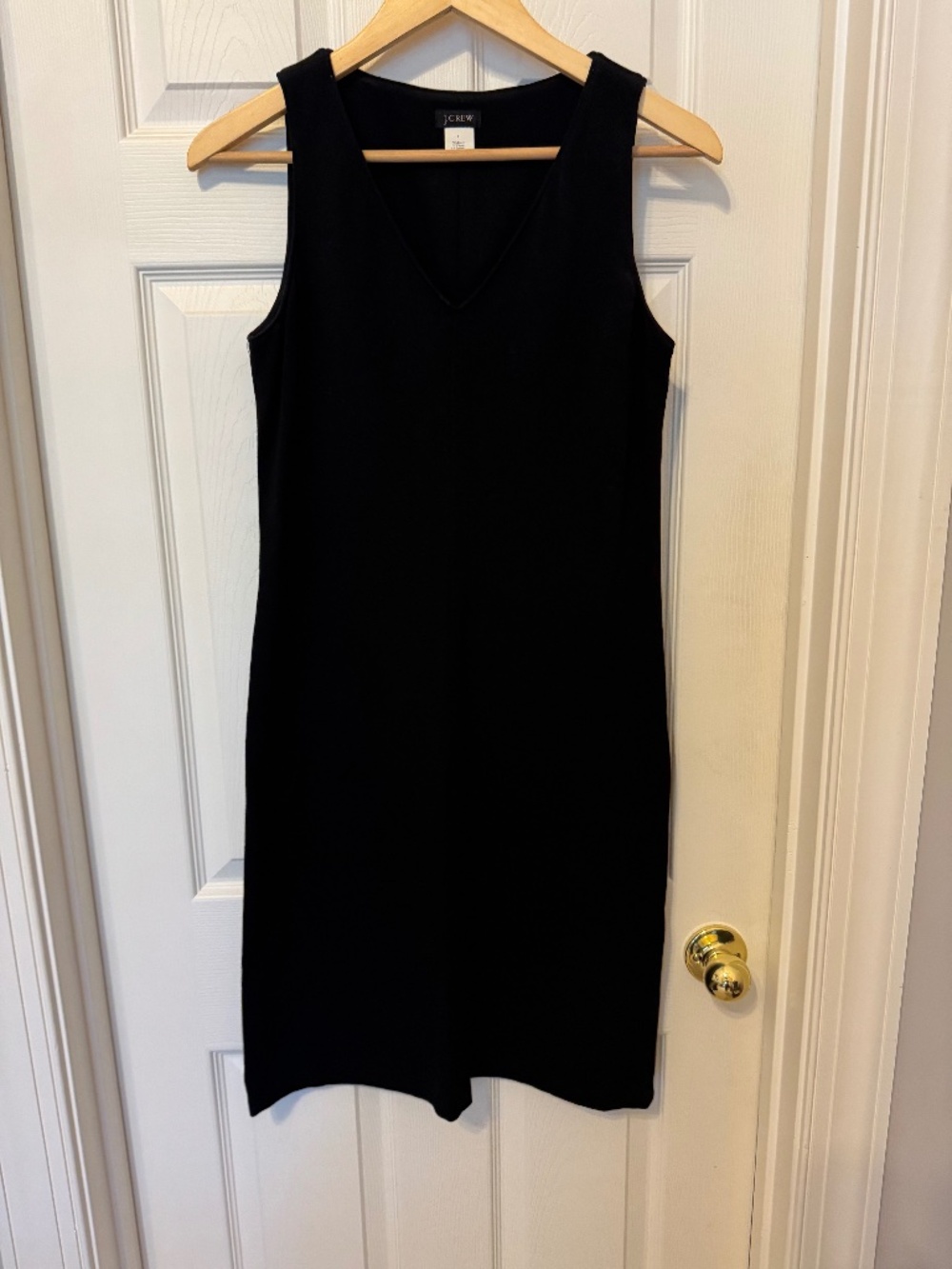 J.Crew Black V-neck Mini Dress